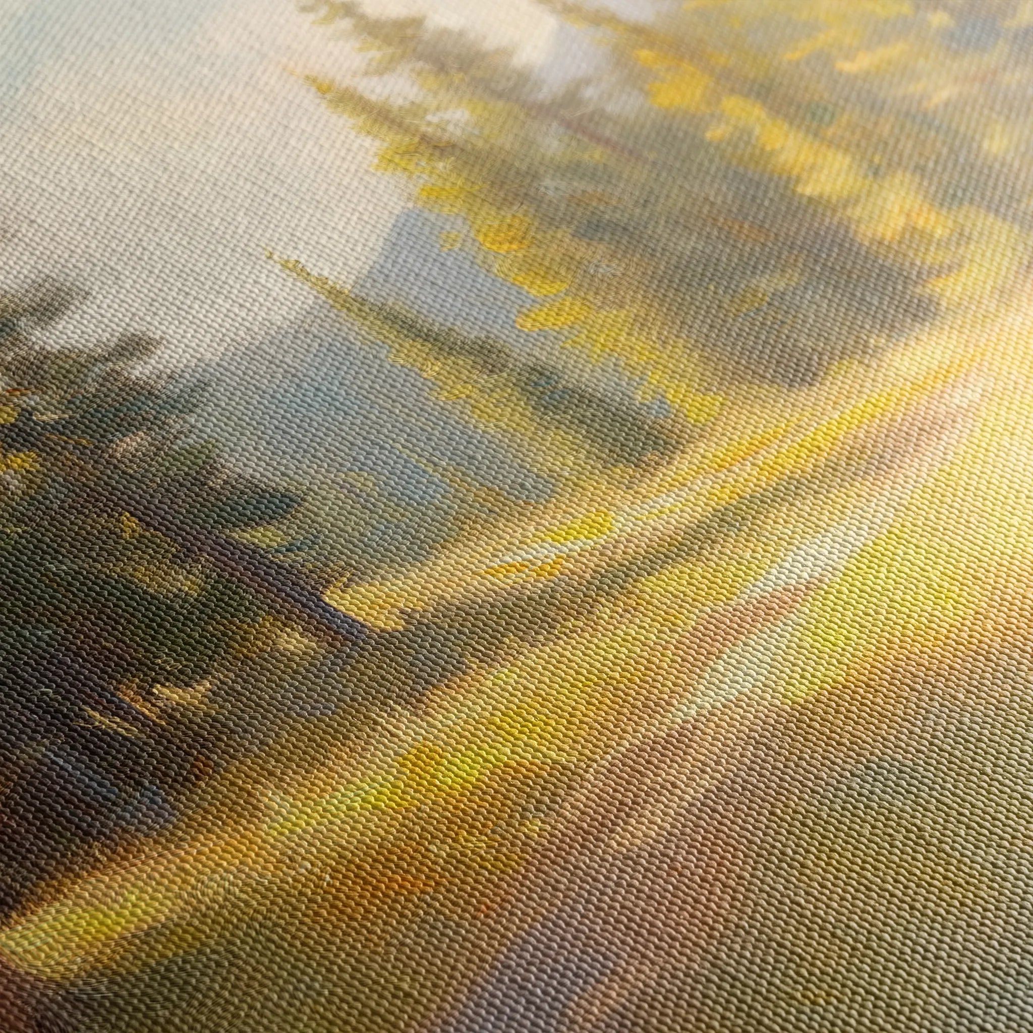 Landscape 387 Canvas Art 18" x 24" / 45 x 60 cm / Black