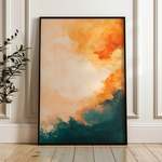 Abstract 388 Canvas Art 18" x 24" / 45 x 60 cm / Black