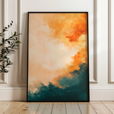 Abstract 388 Canvas Art 18" x 24" / 45 x 60 cm / Black