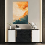 Abstract 388 Canvas Art 18" x 24" / 45 x 60 cm / Black