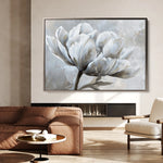 Floral 388 Canvas Art 18" x 24" / 45 x 60 cm / Black