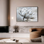 Floral 388 Canvas Art 18" x 24" / 45 x 60 cm / Black