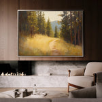 Landscape 388 Canvas Art 18" x 24" / 45 x 60 cm / Black