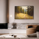 Landscape 388 Canvas Art 18" x 24" / 45 x 60 cm / Black