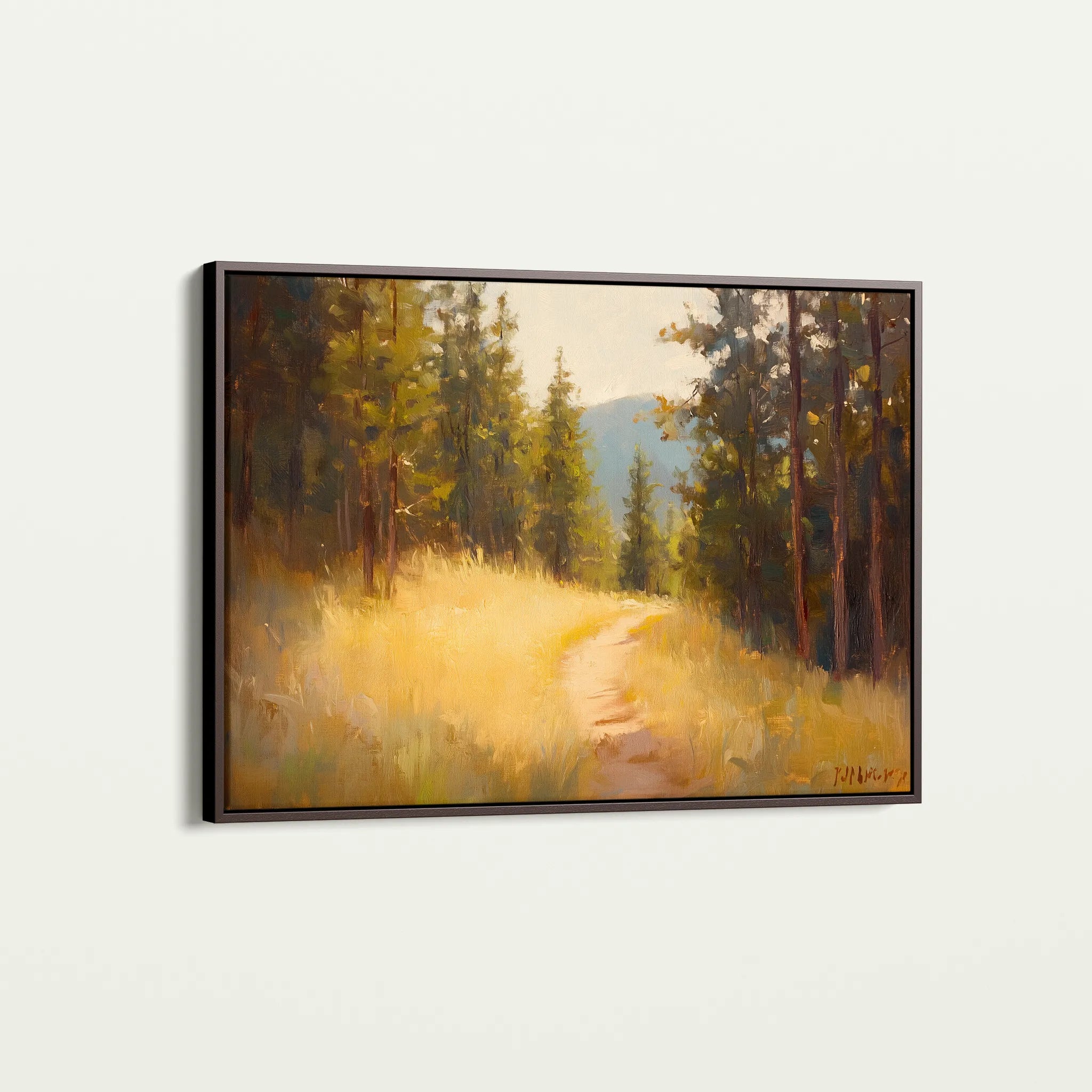 Landscape 388 Canvas Art 18" x 24" / 45 x 60 cm / Black