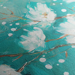 Floral 389 Canvas Art 18" x 24" / 45 x 60 cm / Black