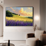 Landscape 389 Canvas Art 18" x 24" / 45 x 60 cm / Black