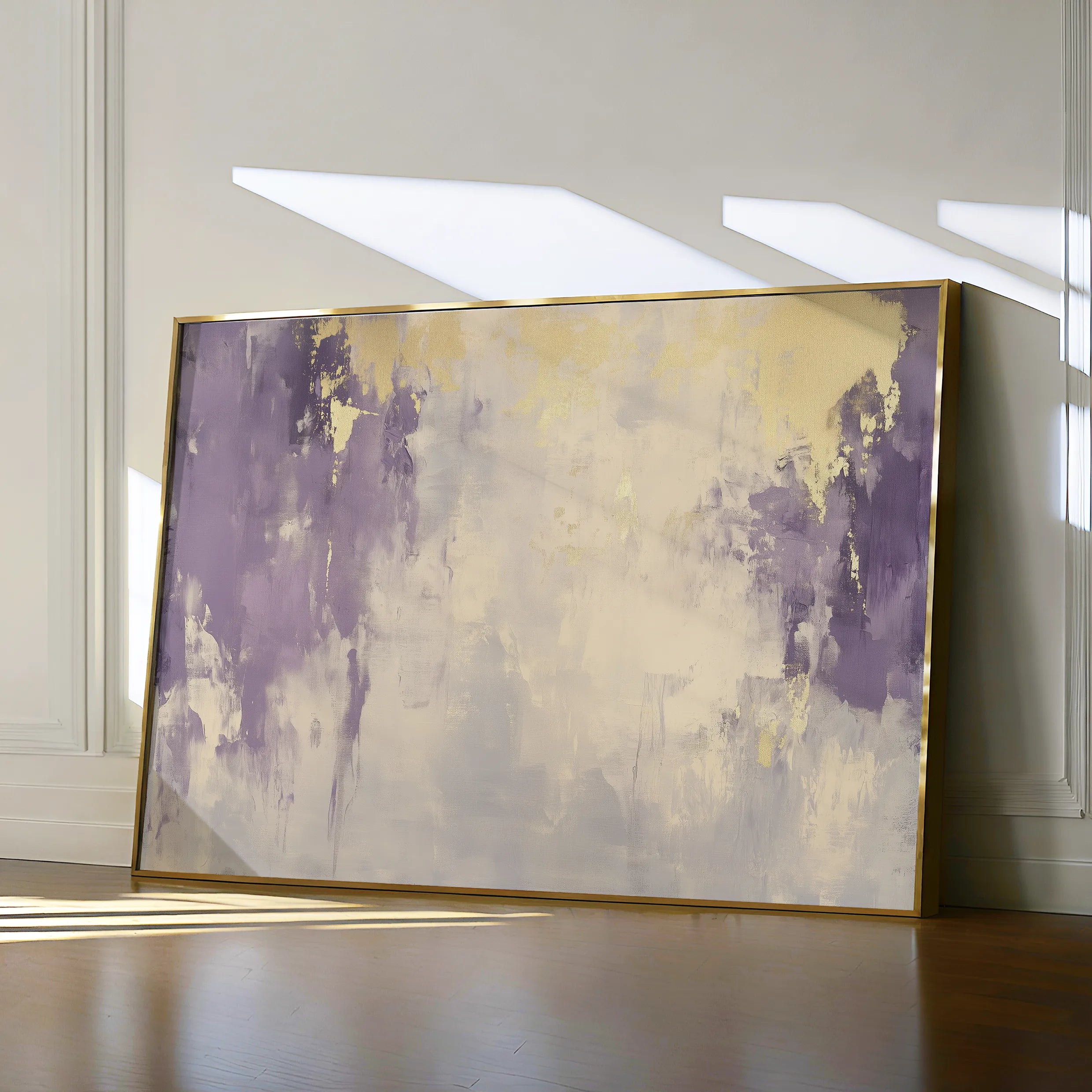 Abstract 390 Canvas Art 18" x 24" / 45 x 60 cm / Black
