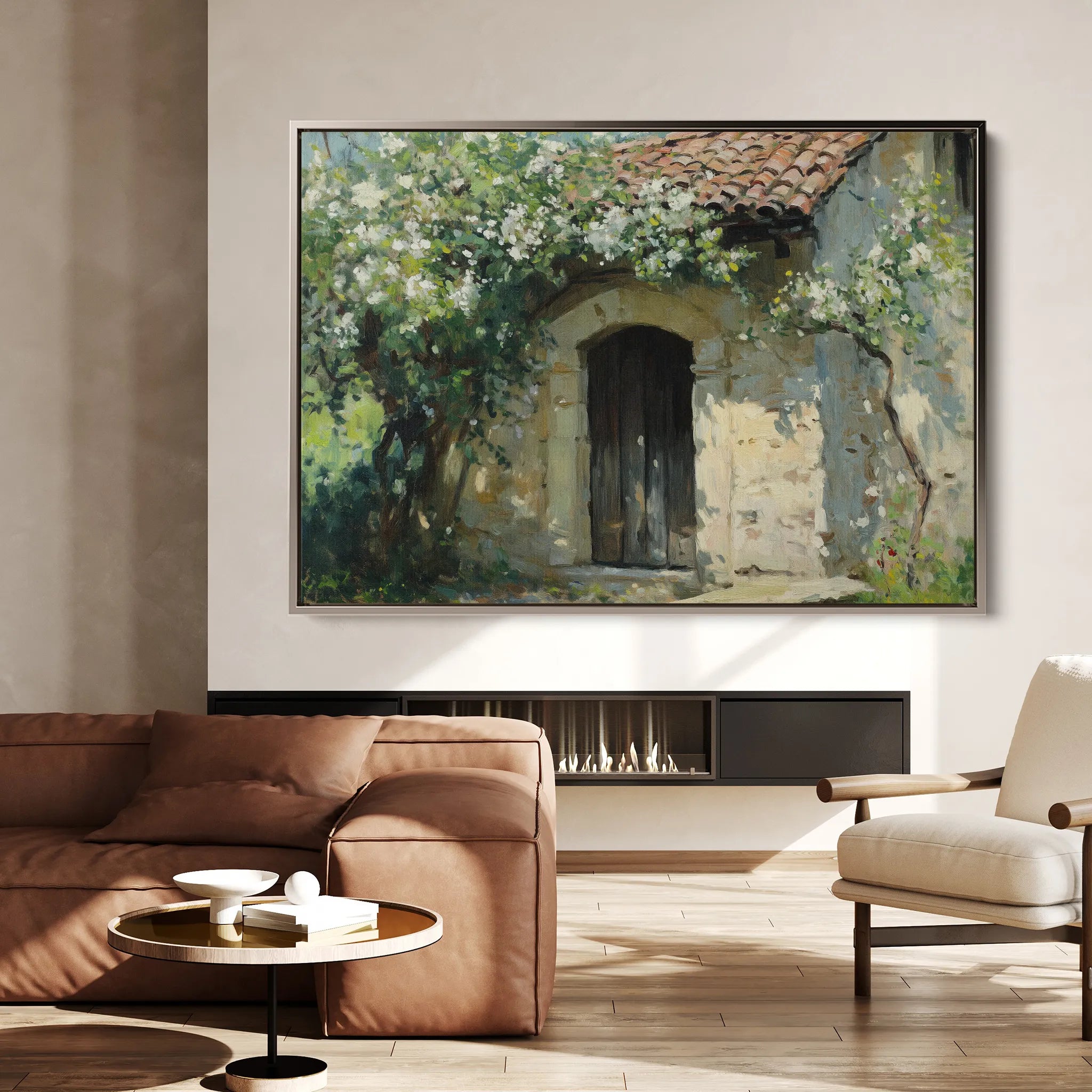 Landscape 390 Canvas Art 18" x 24" / 45 x 60 cm / Black