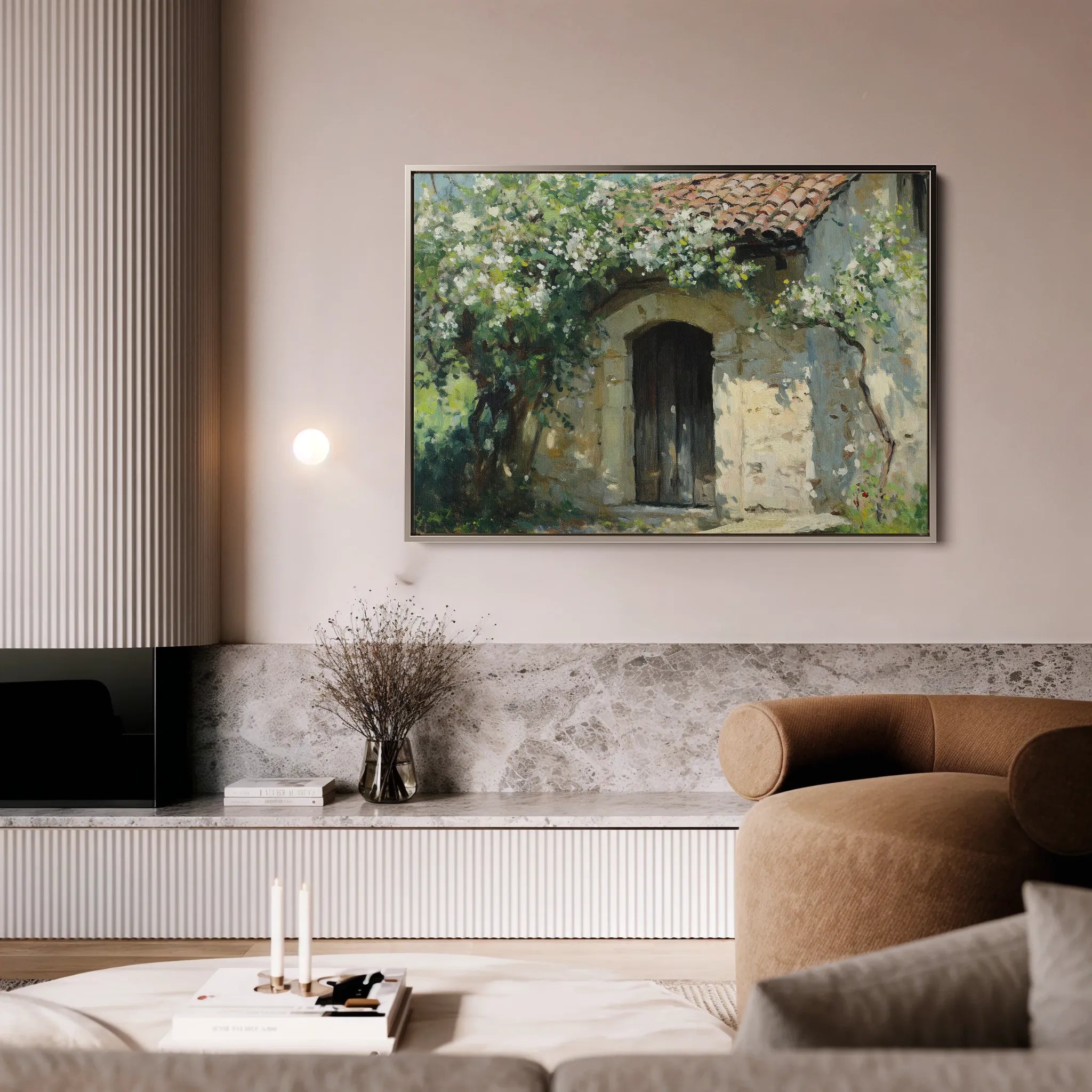 Landscape 390 Canvas Art 18" x 24" / 45 x 60 cm / Black
