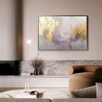 Abstract 391 Canvas Art 60 x 40 cm / Black