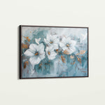 Floral 391 Canvas Art 18" x 24" / 45 x 60 cm / Black