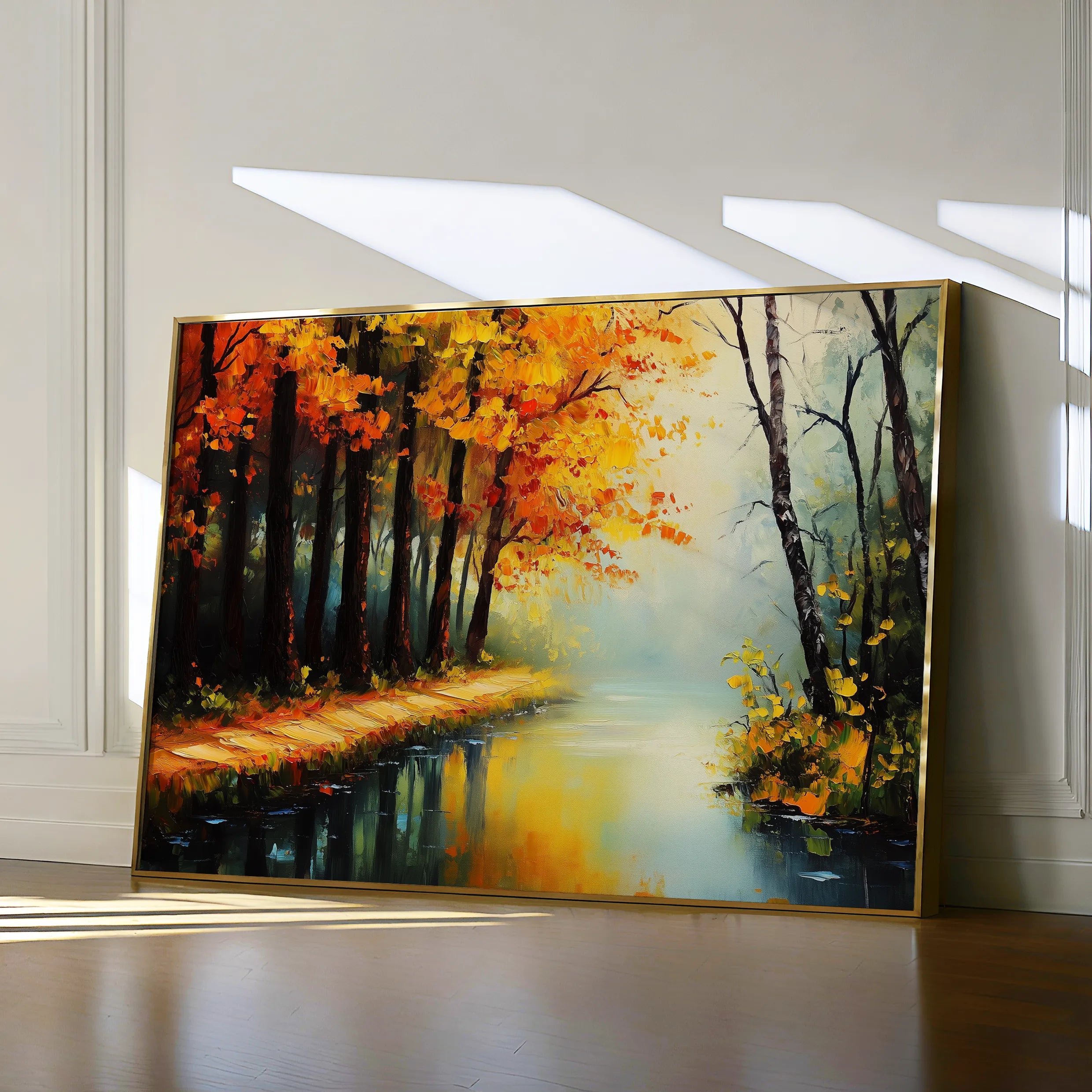 Landscape 391 Canvas Art 18" x 24" / 45 x 60 cm / Black