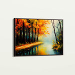 Landscape 391 Canvas Art 18" x 24" / 45 x 60 cm / Black