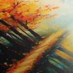 Landscape 391 Canvas Art 18" x 24" / 45 x 60 cm / Black