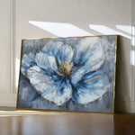 Floral 392 Canvas Art 18" x 24" / 45 x 60 cm / Black