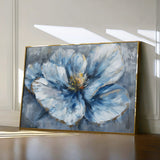 Floral 392 Canvas Art 18" x 24" / 45 x 60 cm / Black
