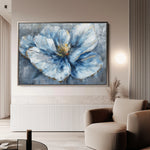 Floral 392 Canvas Art 18" x 24" / 45 x 60 cm / Black