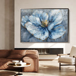 Floral 392 Canvas Art 18" x 24" / 45 x 60 cm / Black