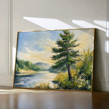 Landscape 392 Canvas Art 18" x 24" / 45 x 60 cm / Black