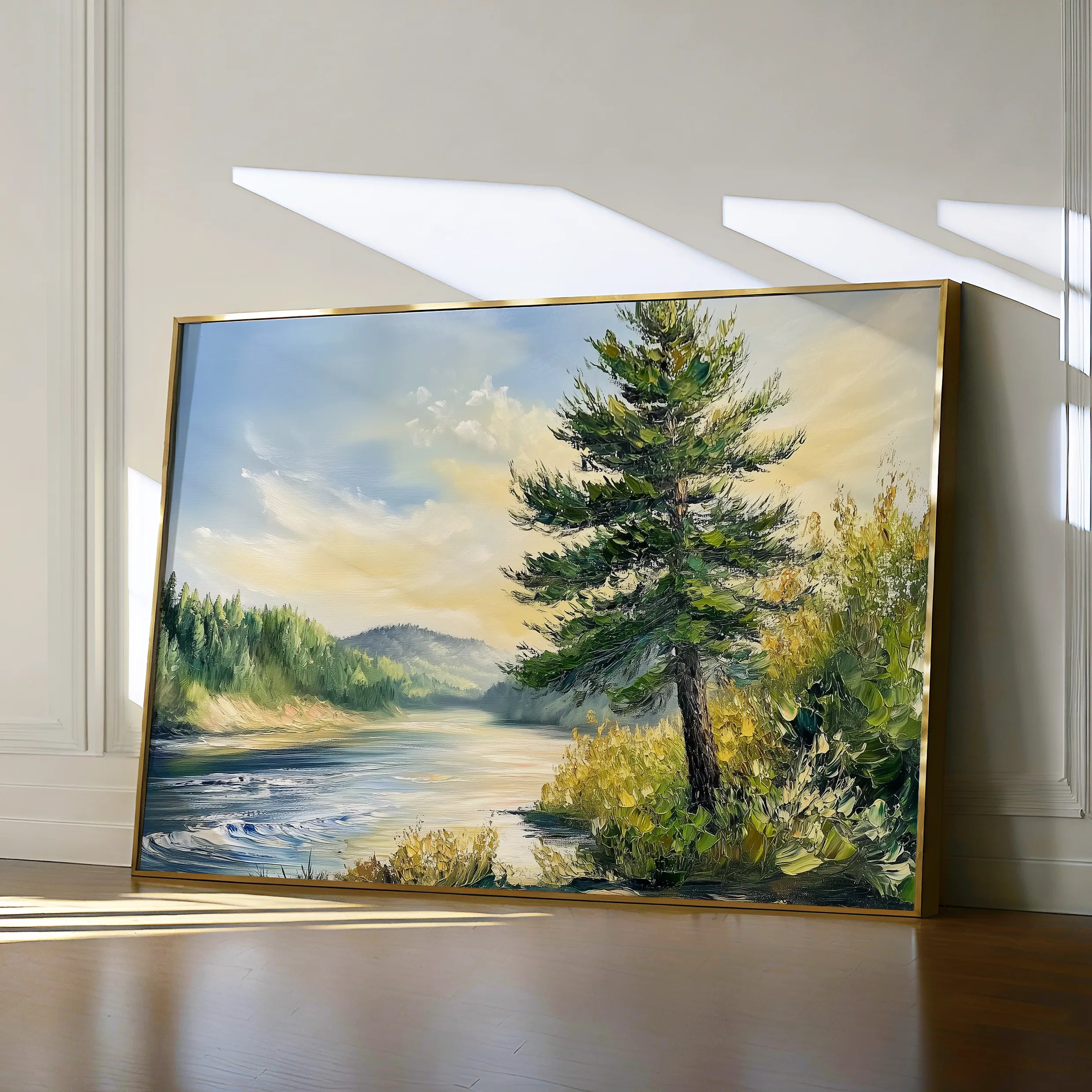 Landscape 392 Canvas Art 18" x 24" / 45 x 60 cm / Black