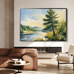 Landscape 392 Canvas Art 18" x 24" / 45 x 60 cm / Black