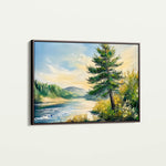 Landscape 392 Canvas Art 18" x 24" / 45 x 60 cm / Black