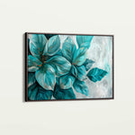 Floral 393 Canvas Art 18" x 24" / 45 x 60 cm / Black