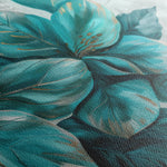 Floral 393 Canvas Art 18" x 24" / 45 x 60 cm / Black