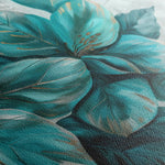 Floral 393 Canvas Art 60 x 40 cm / Black