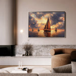 Landscape 393 Canvas Art 18" x 24" / 45 x 60 cm / Black