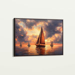 Landscape 393 Canvas Art 18" x 24" / 45 x 60 cm / Black