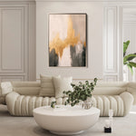 Abstract 394 Canvas Art 18" x 24" / 45 x 60 cm / Black
