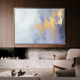 Abstract 395 Canvas Art 18" x 24" / 45 x 60 cm / Black