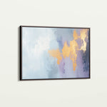 Abstract 395 Canvas Art 18" x 24" / 45 x 60 cm / Black