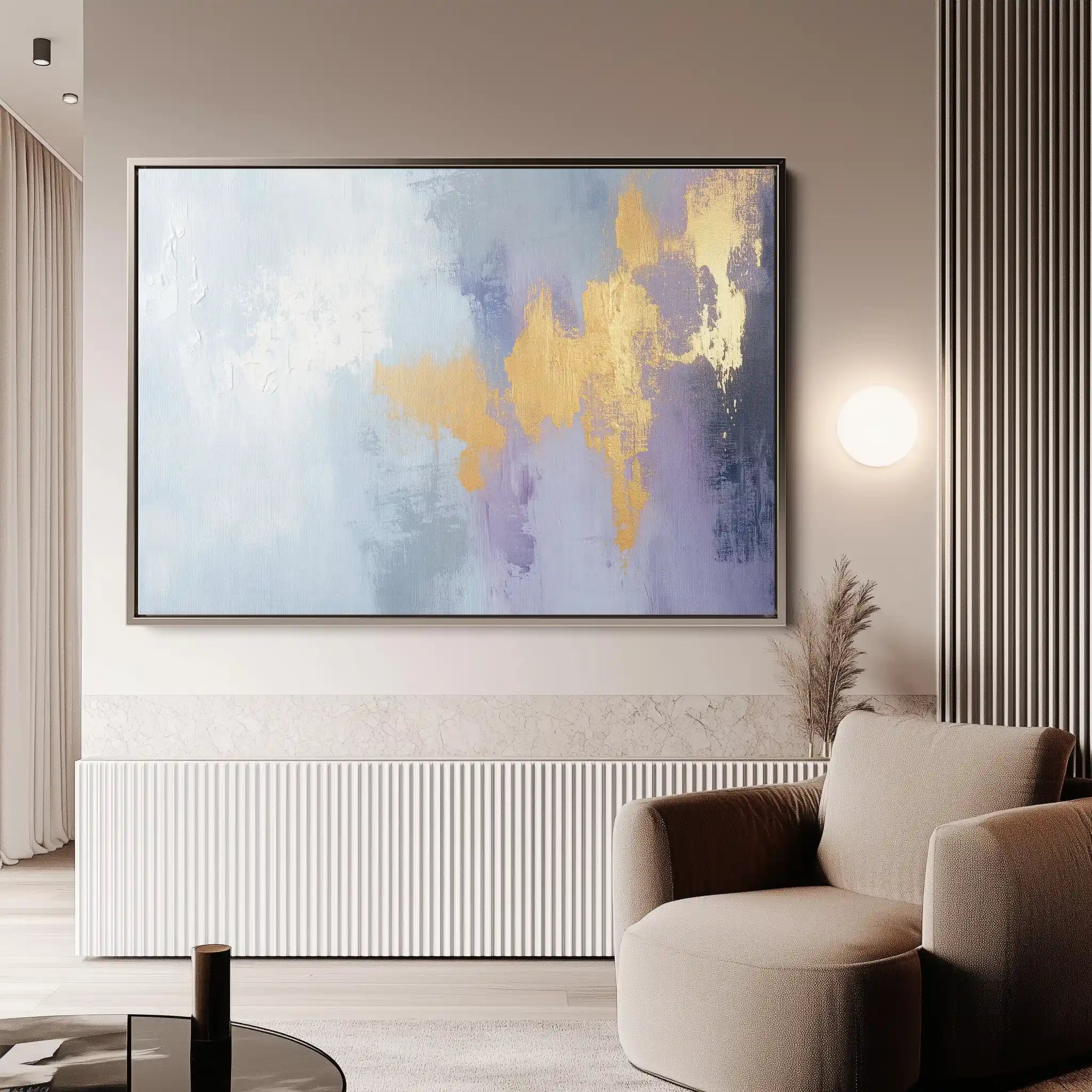 Abstract 395 Canvas Art 60 x 40 cm / Black