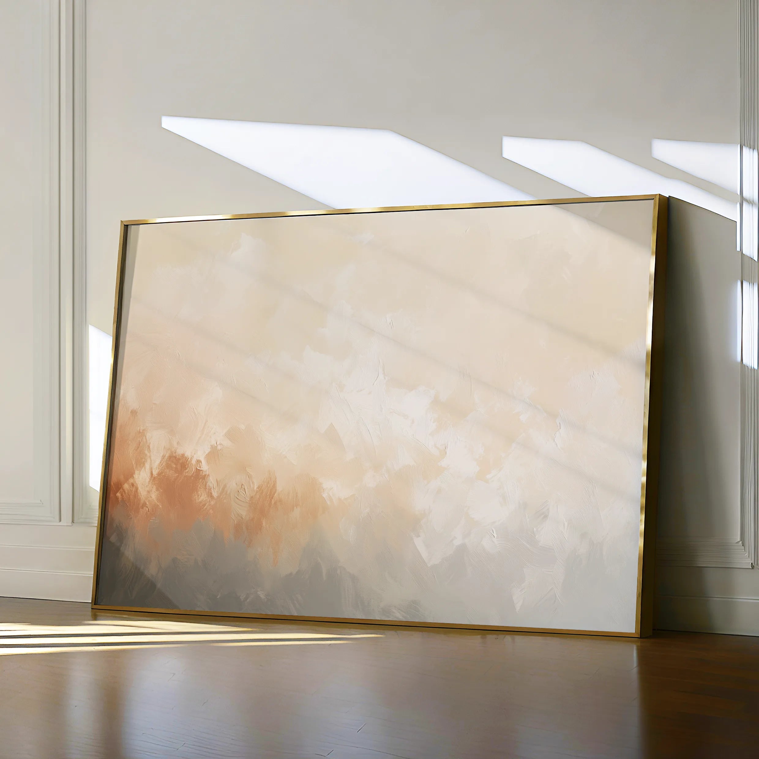 Abstract 396 Canvas Art 18" x 24" / 45 x 60 cm / Black