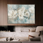 Floral 396 Canvas Art 18" x 24" / 45 x 60 cm / Black
