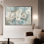 Floral 396 Canvas Art 18" x 24" / 45 x 60 cm / Black