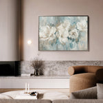 Floral 396 Canvas Art 18" x 24" / 45 x 60 cm / Black