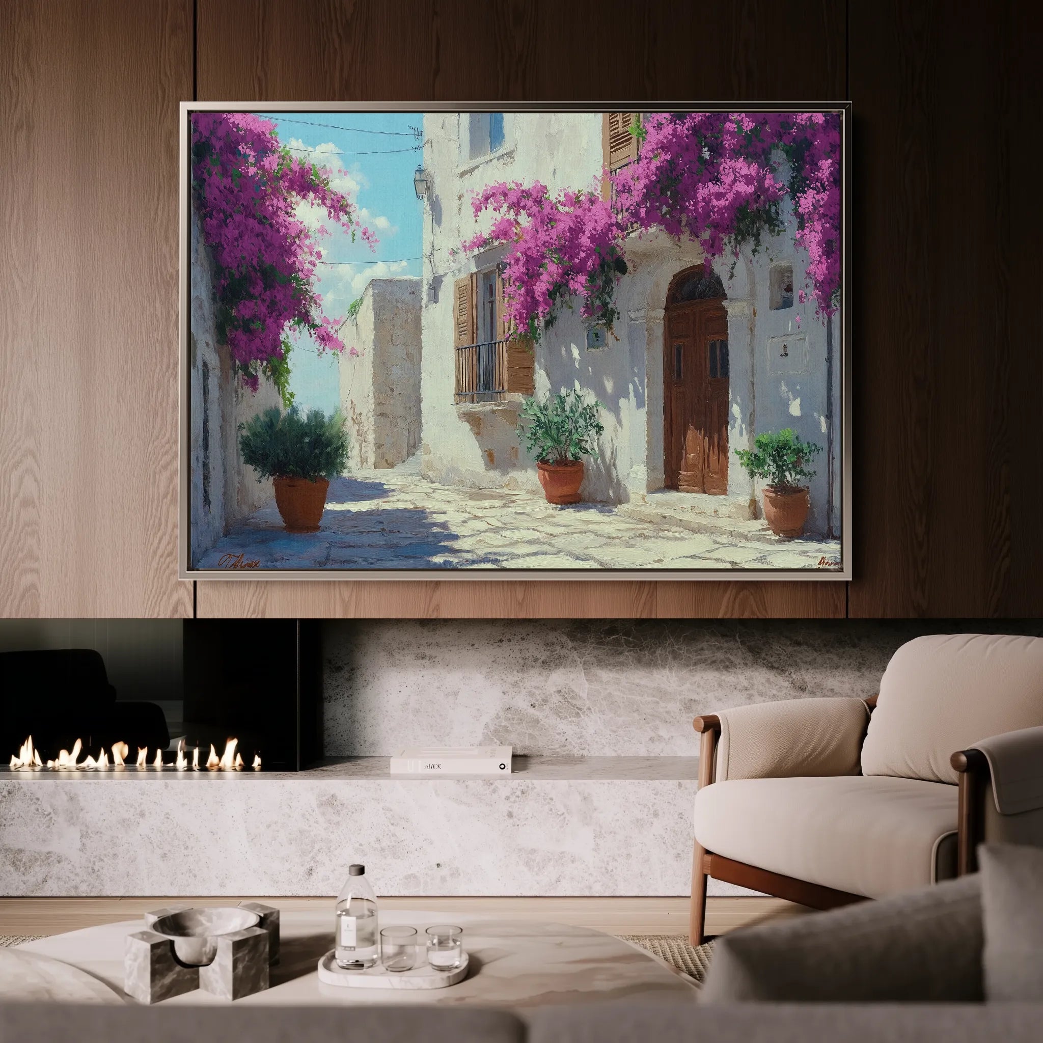 Landscape 396 Canvas Art 18" x 24" / 45 x 60 cm / Black