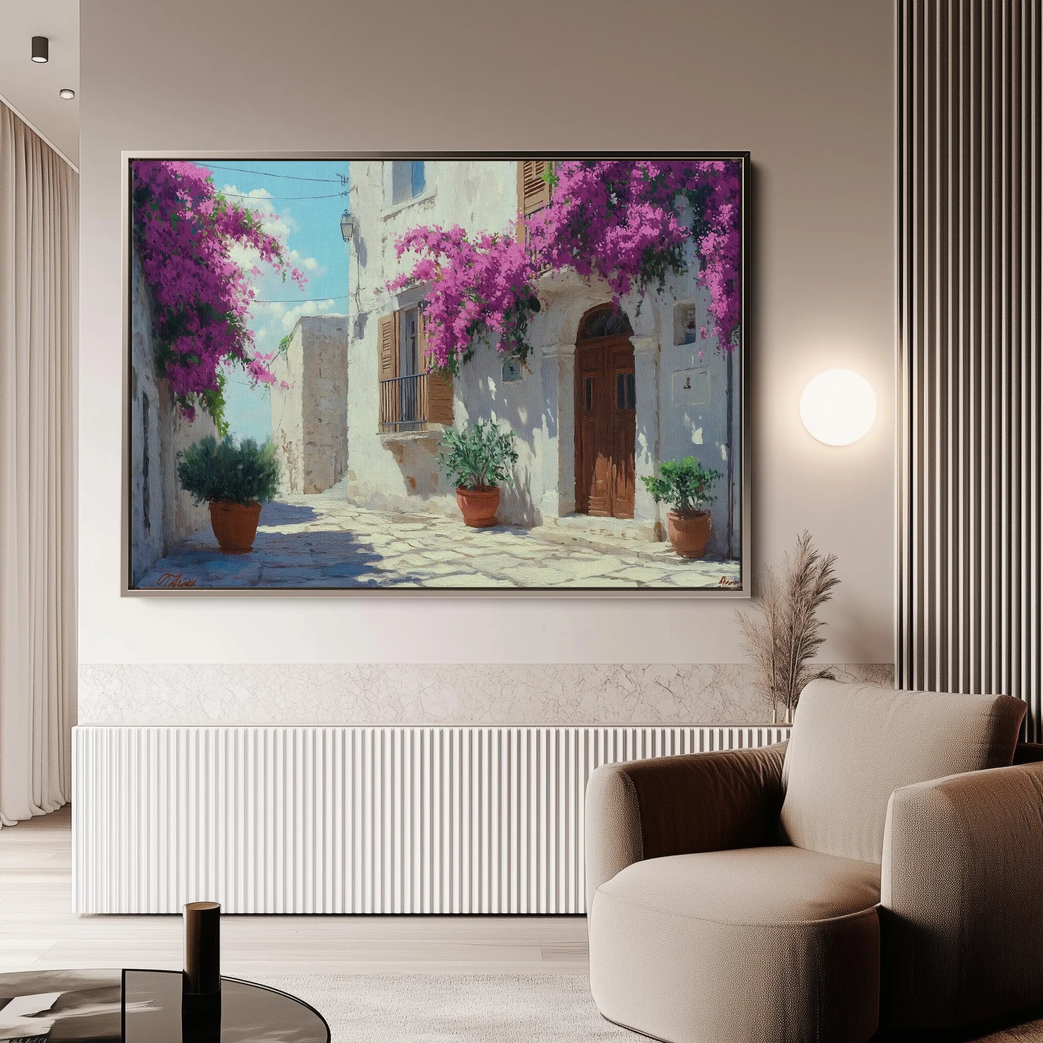 Landscape 396 Canvas Art 18" x 24" / 45 x 60 cm / Black