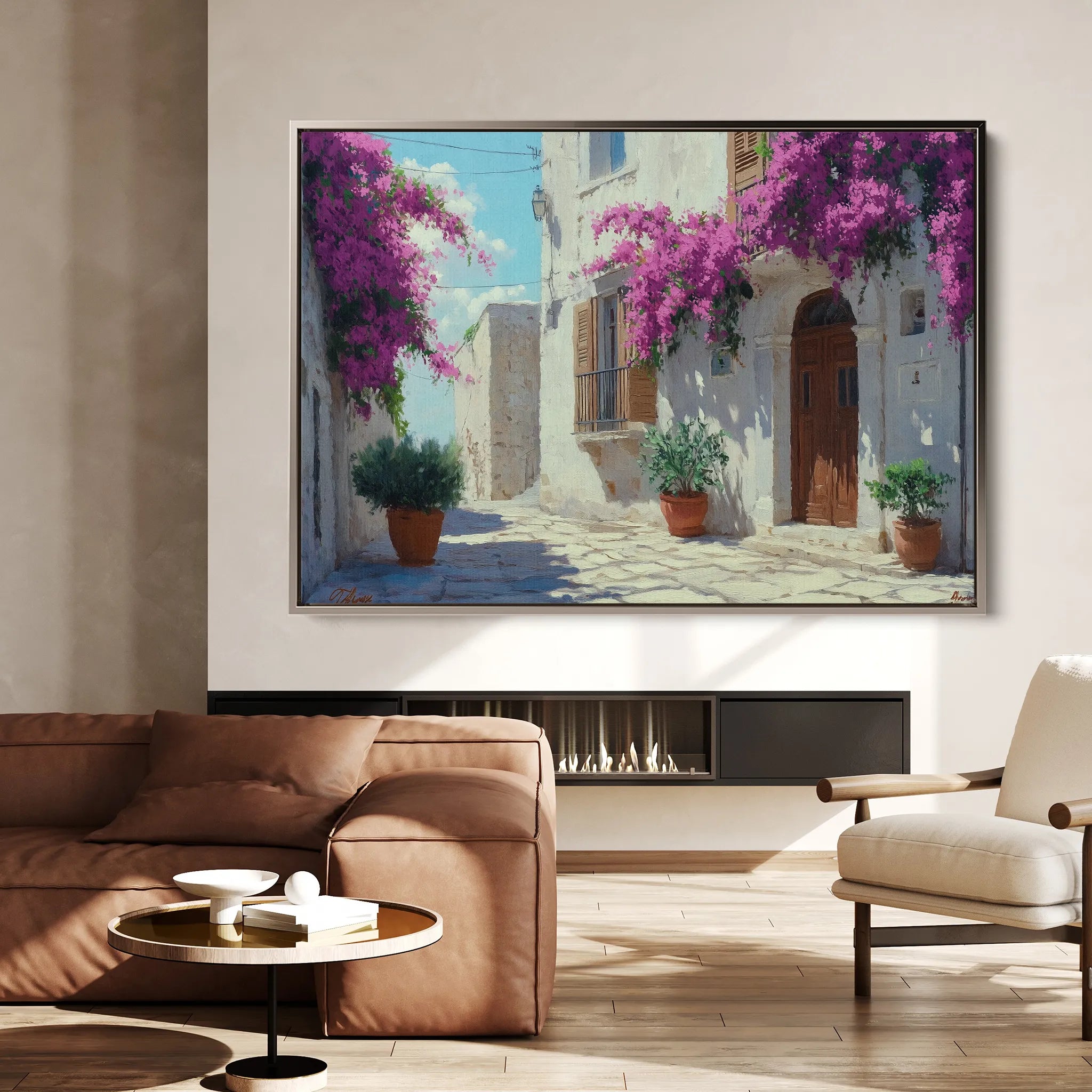 Landscape 396 Canvas Art 18" x 24" / 45 x 60 cm / Black