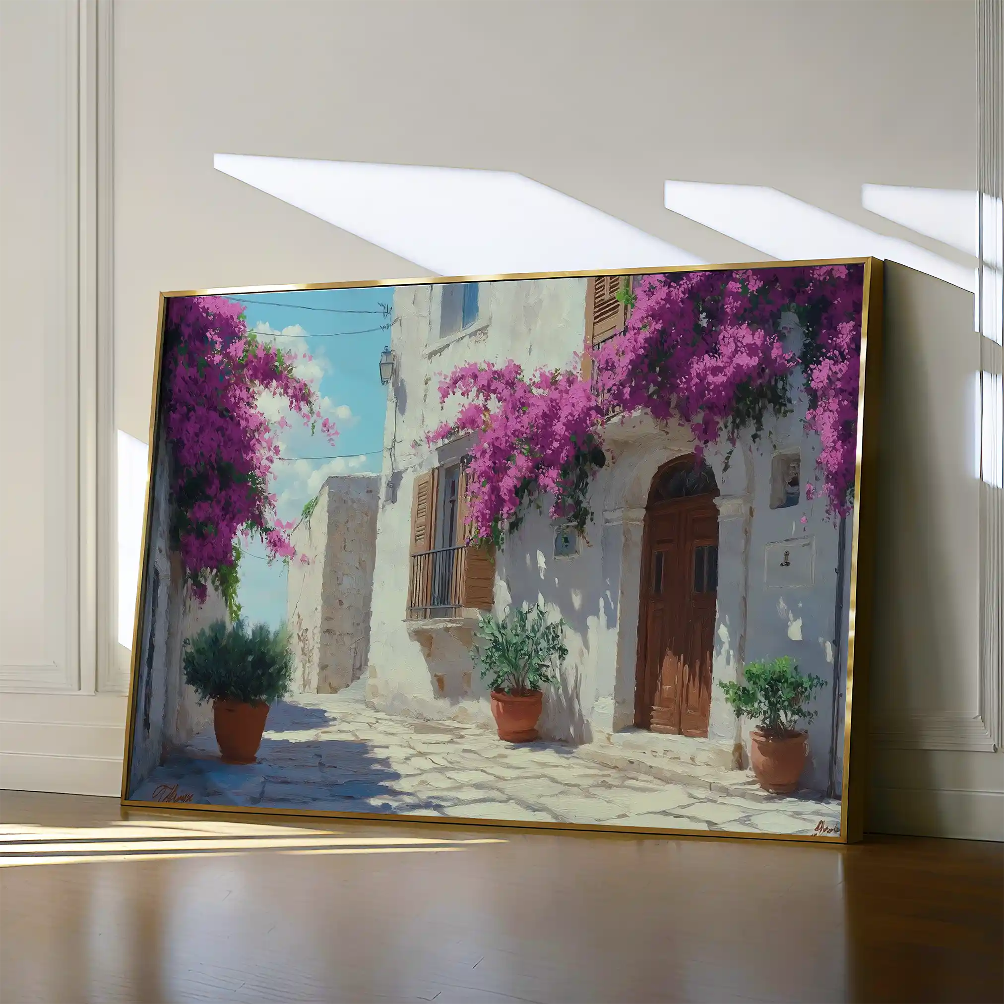 Landscape 396 Canvas Art 60 x 40 cm / Black