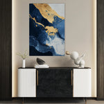 Abstract 397 Canvas Art 18" x 24" / 45 x 60 cm / Black