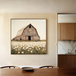 Landscape 397 Canvas Art 16" x 16" / 40 x 40 cm / Black
