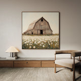 Landscape 397 Canvas Art 16" x 16" / 40 x 40 cm / Black