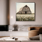 Landscape 397 Canvas Art 16" x 16" / 40 x 40 cm / Black