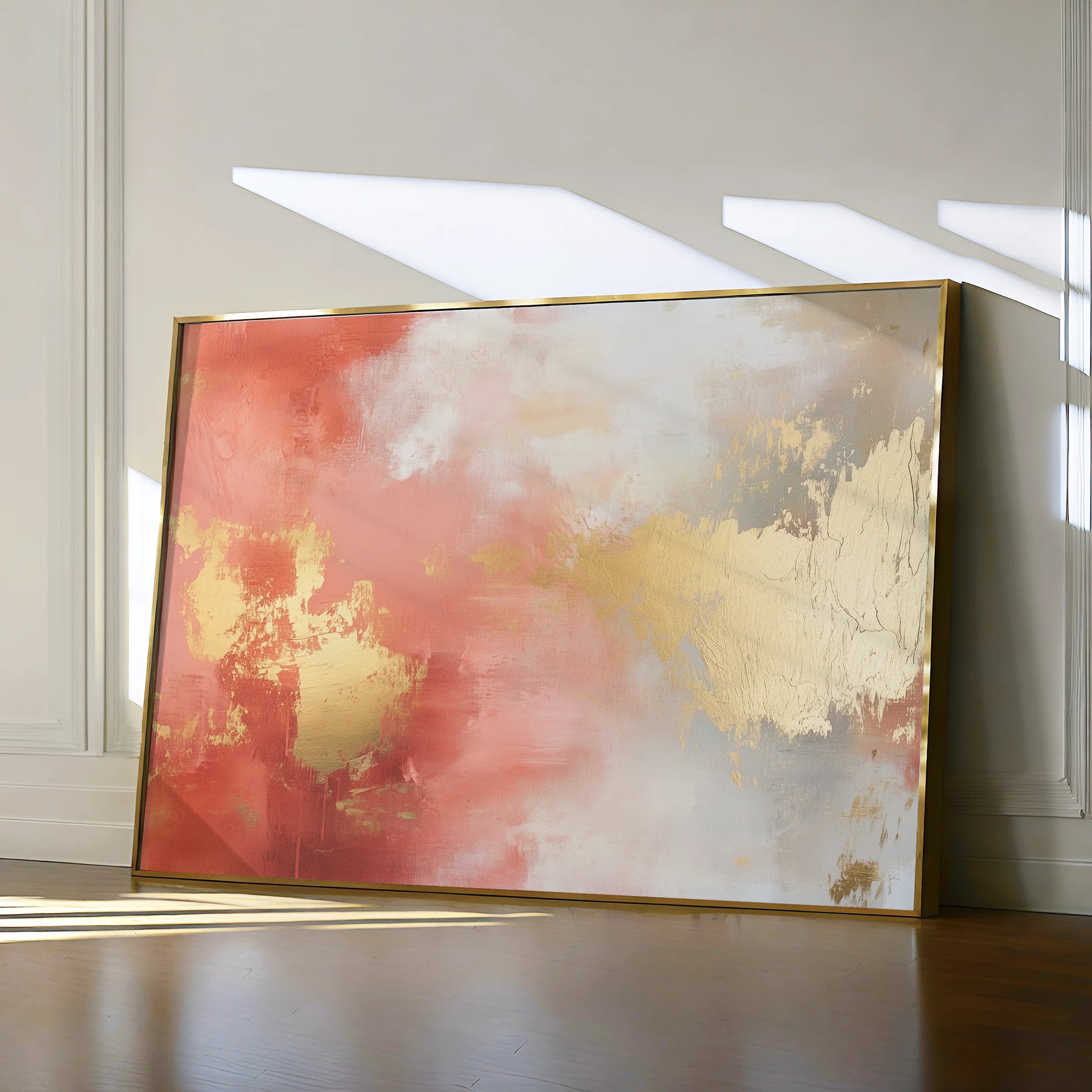 Abstract 398 Canvas Art 18" x 24" / 45 x 60 cm / Black
