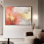 Abstract 398 Canvas Art 18" x 24" / 45 x 60 cm / Black